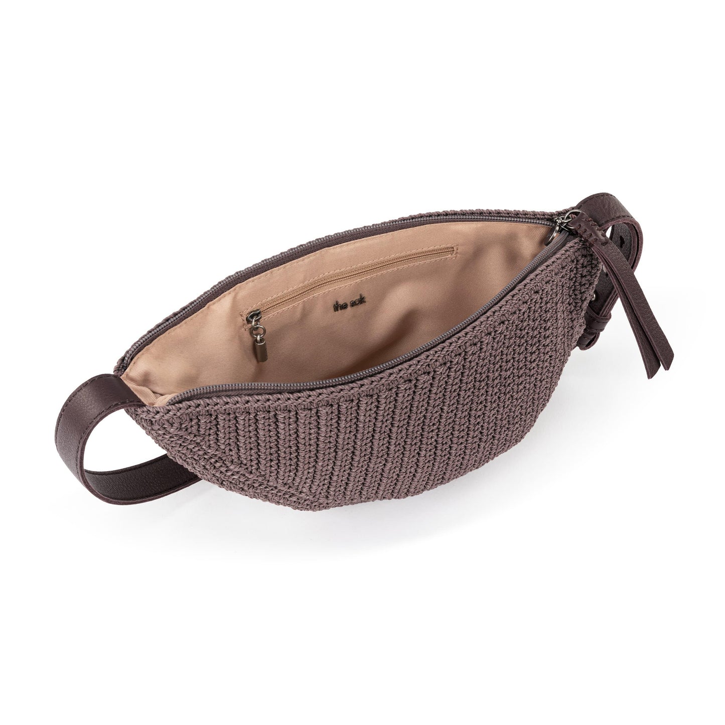 The Sak Tess Sling Bag Crochet - |Mushroom|