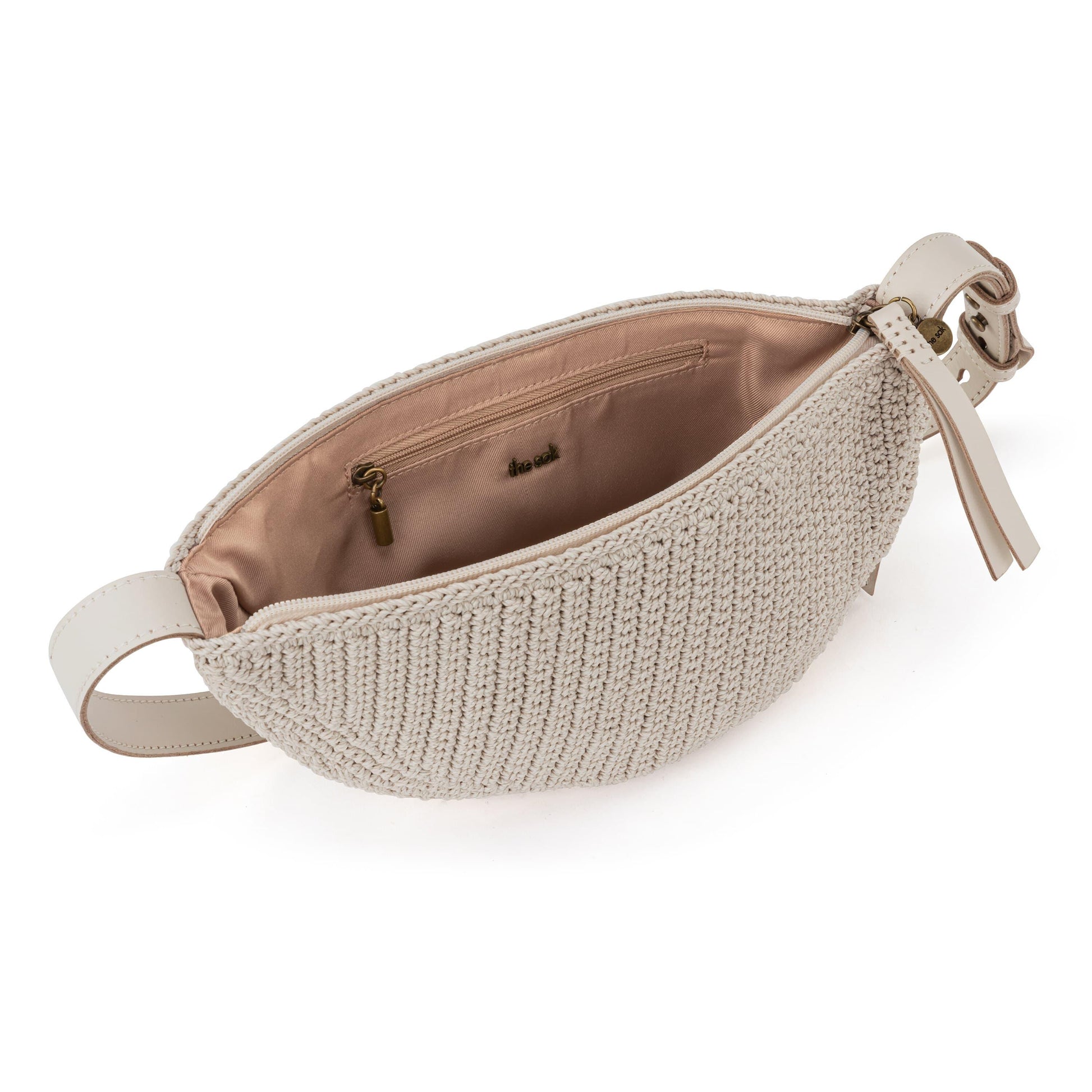 The Sak Tess Sling Bag Crochet - |Ecru|