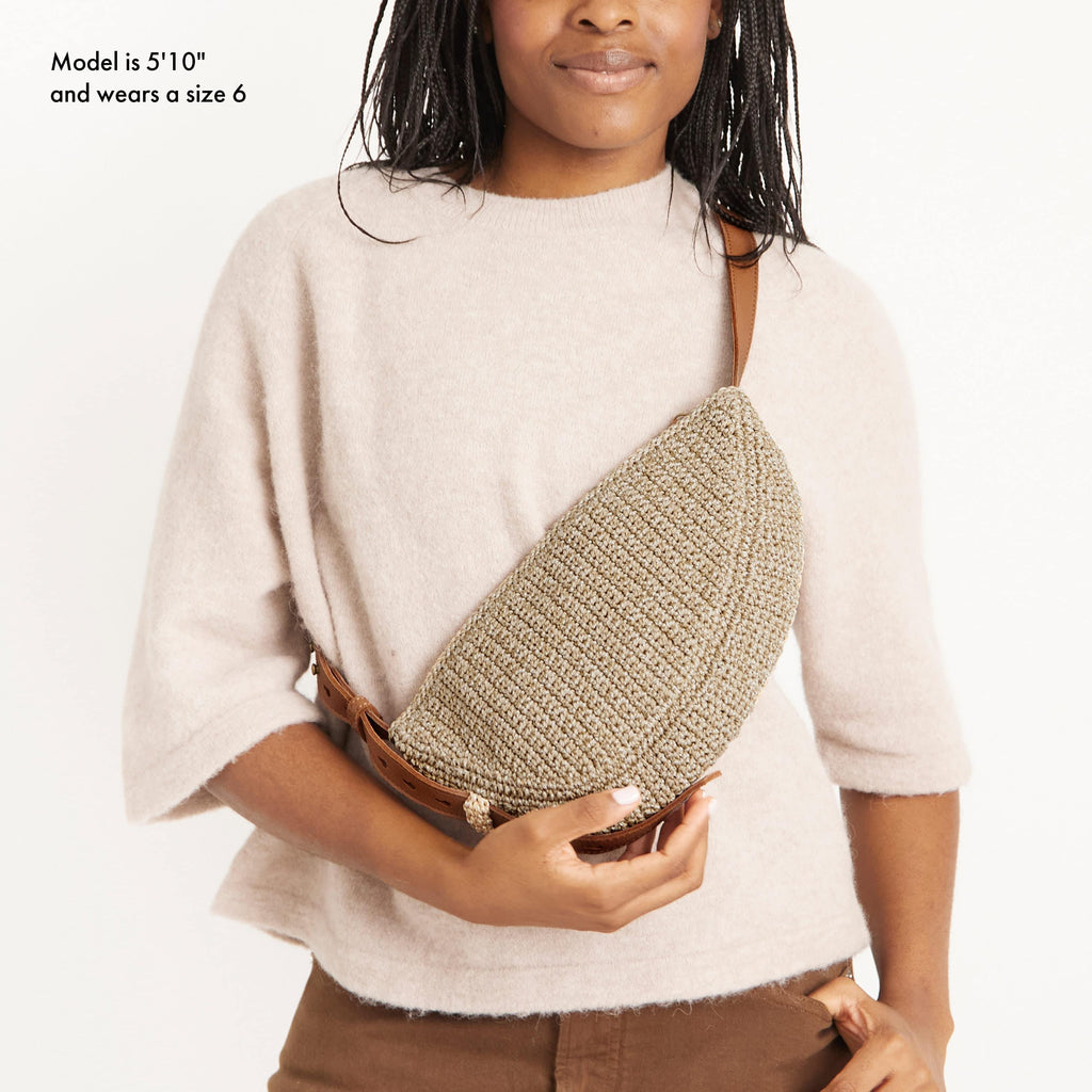 The Sak Tess Sling - Hand Crochet - Bamboo Static