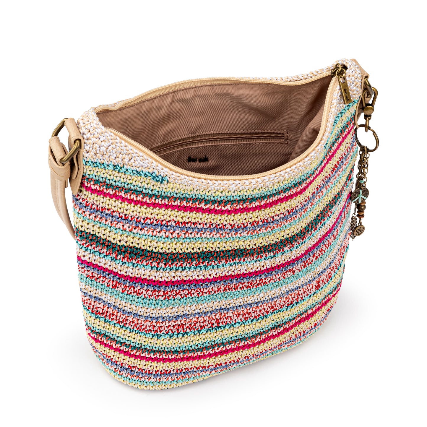 The Sak Sequoia Hobo Crochet - |Eden Stripe|