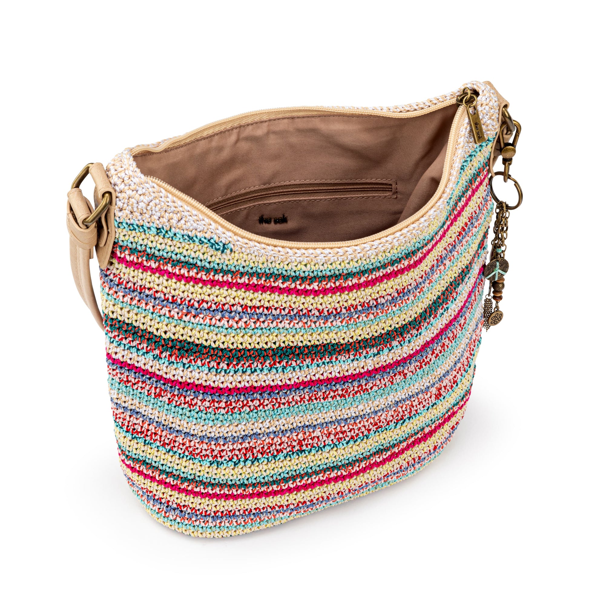 The Sak Sequoia Hobo Crochet - |Eden Stripe|