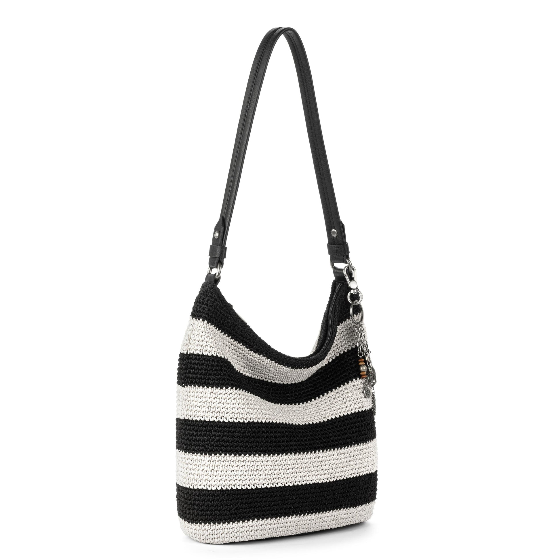 The Sak Sequoia Hobo Crochet - |Black Stripe|