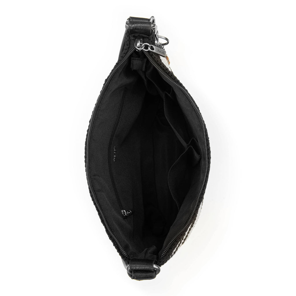 The Sak Sequoia Hobo - Hand Crochet - Black Stripe