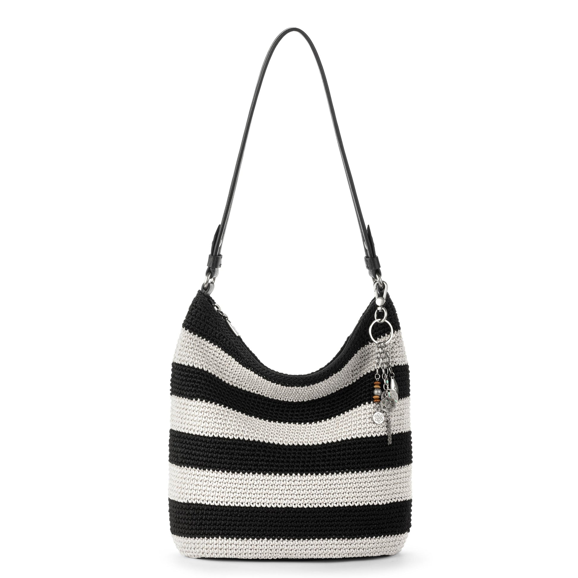 The Sak Sequoia Hobo Crochet - |Black Stripe|