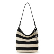 Sequoia Hobo - Hand Crochet - Black Stripe