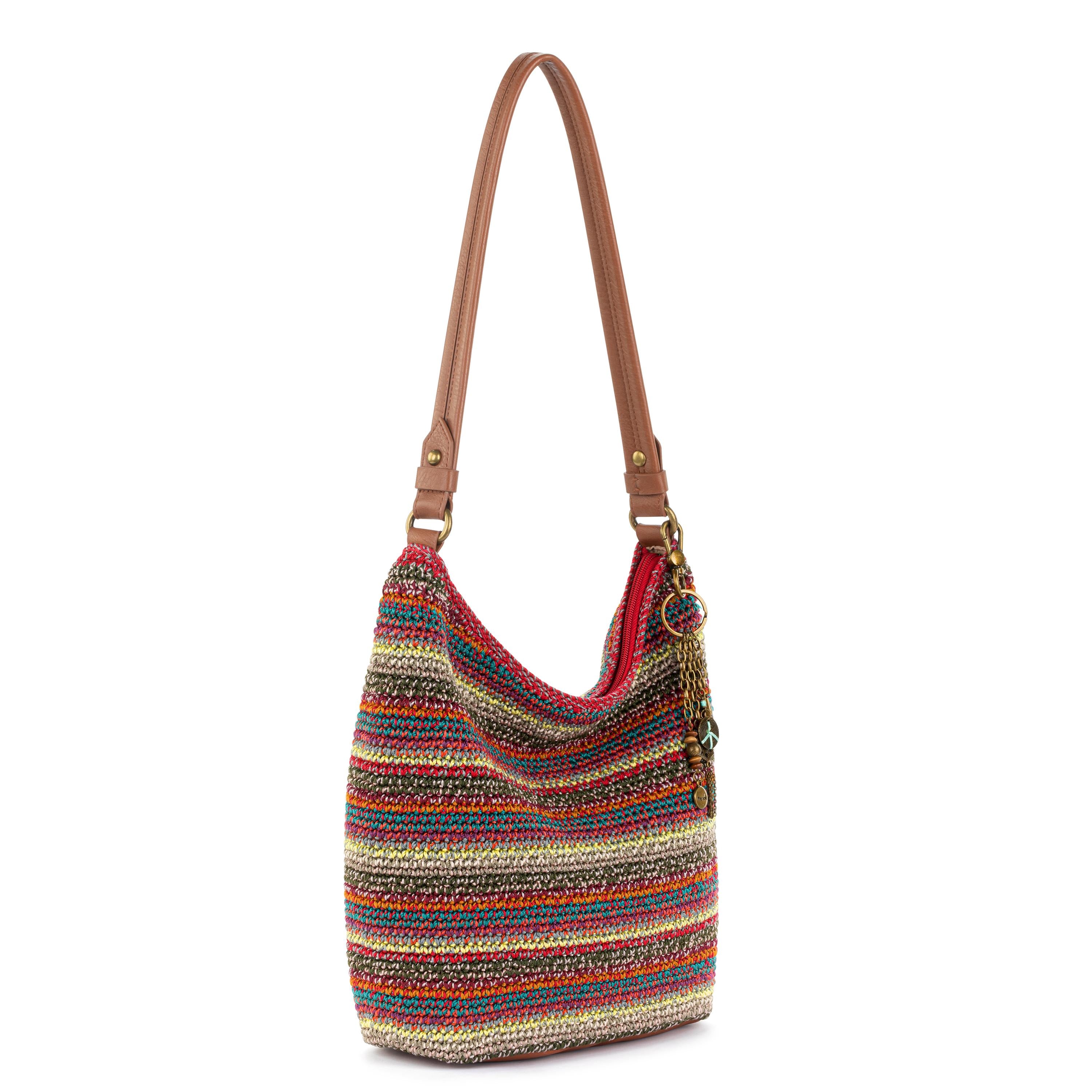The Sak Sequoia Hobo - Hand Crochet - Sunset Stripe