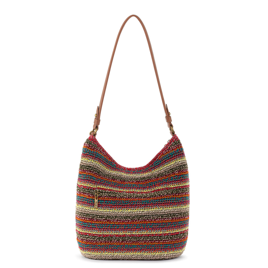 The Sak Sequoia Hobo - Hand Crochet - Sunset Stripe