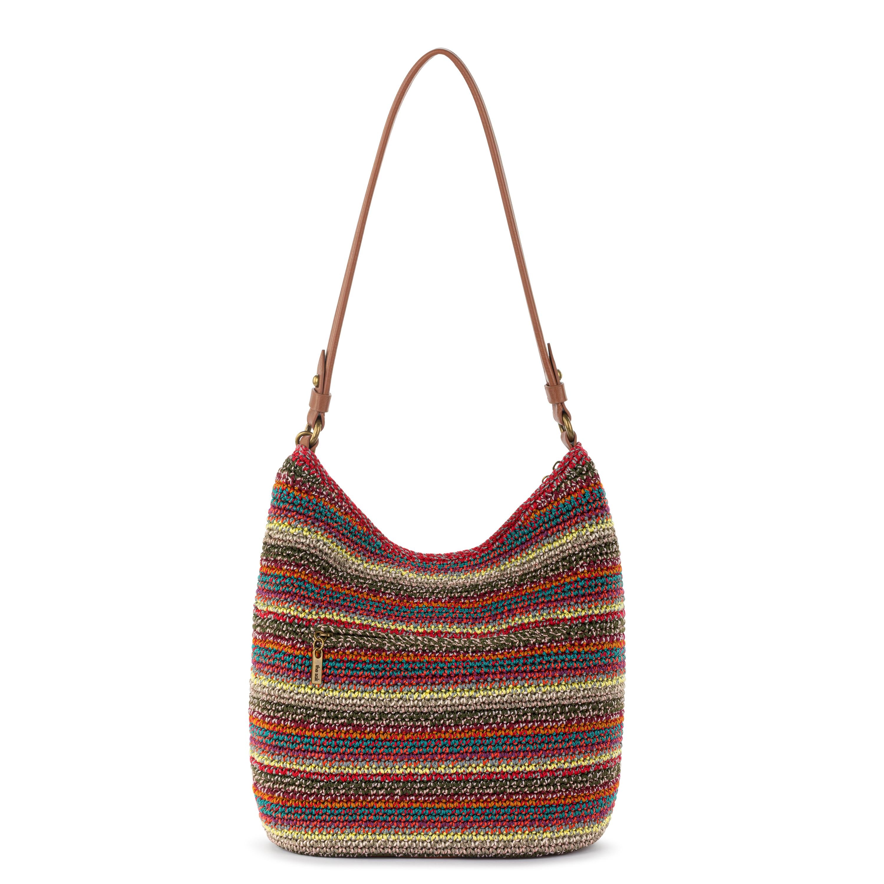 The Sak Sequoia Hobo - Hand Crochet - Sunset Stripe