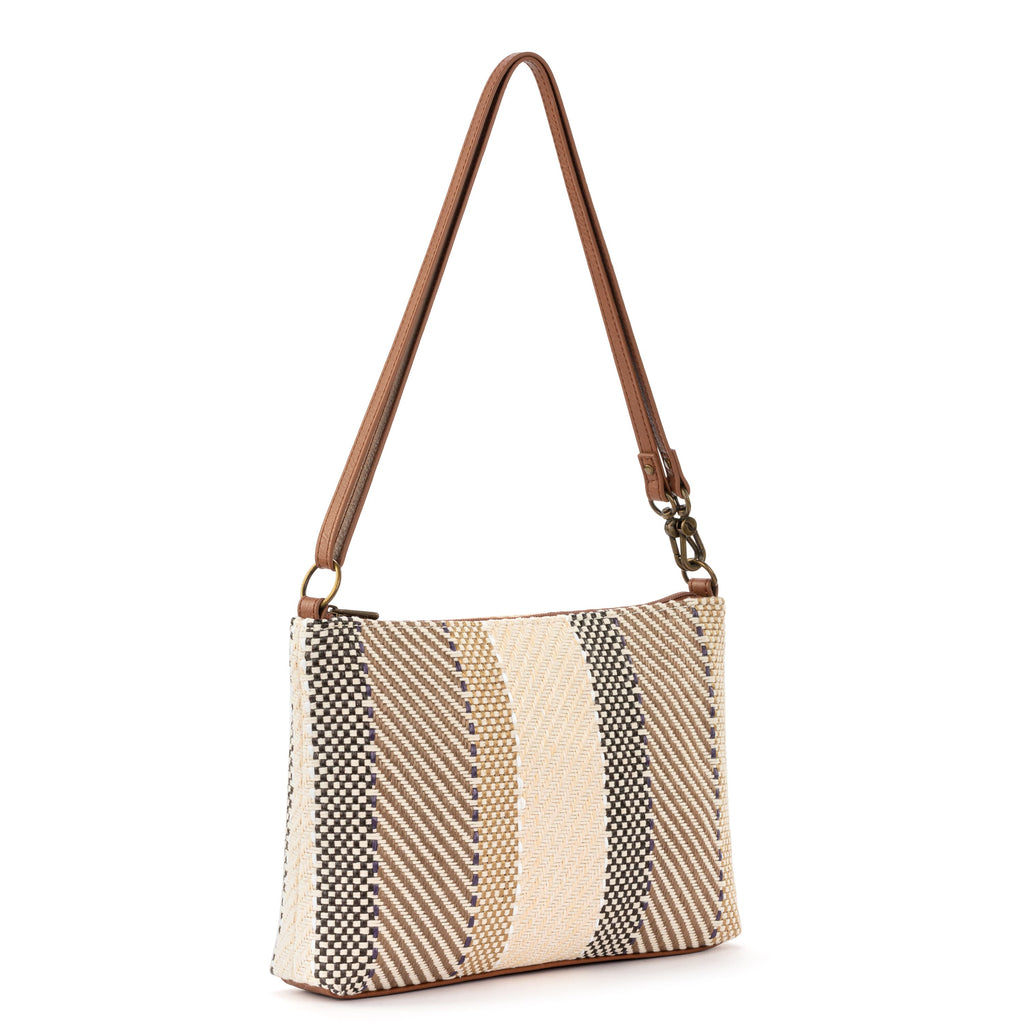 Sakroots Lumi Crossbody - Straw - Tobacco Batik World Woven