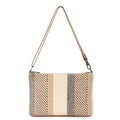 Sakroots Lumi Crossbody - Straw - Tobacco Batik World Woven