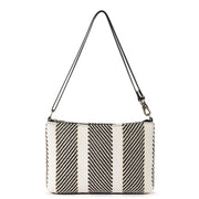Lumi Crossbody - Straw - Black and White Soulful Desert Woven