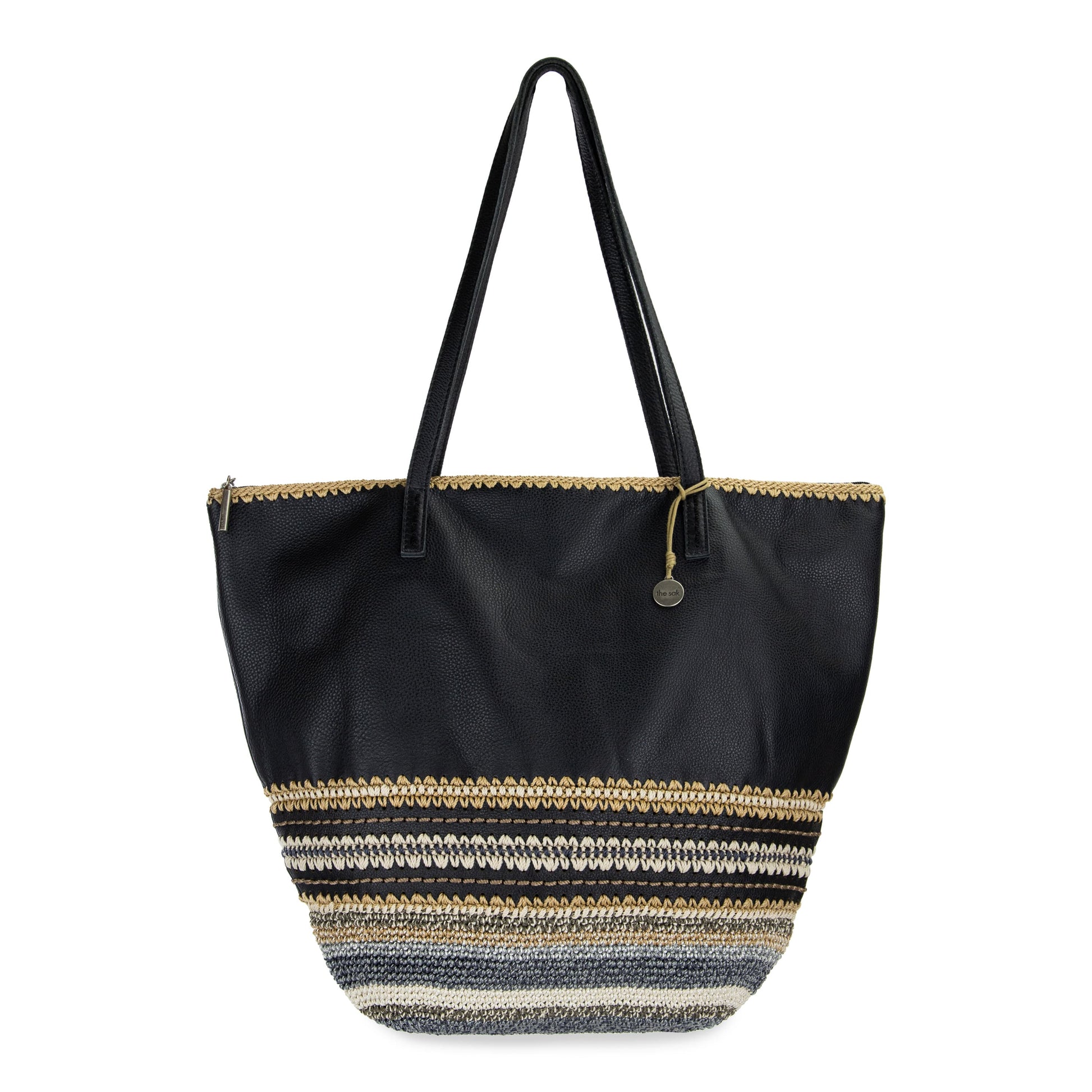 The Sak Faye Large Tote Leather - |Black Seminyak|