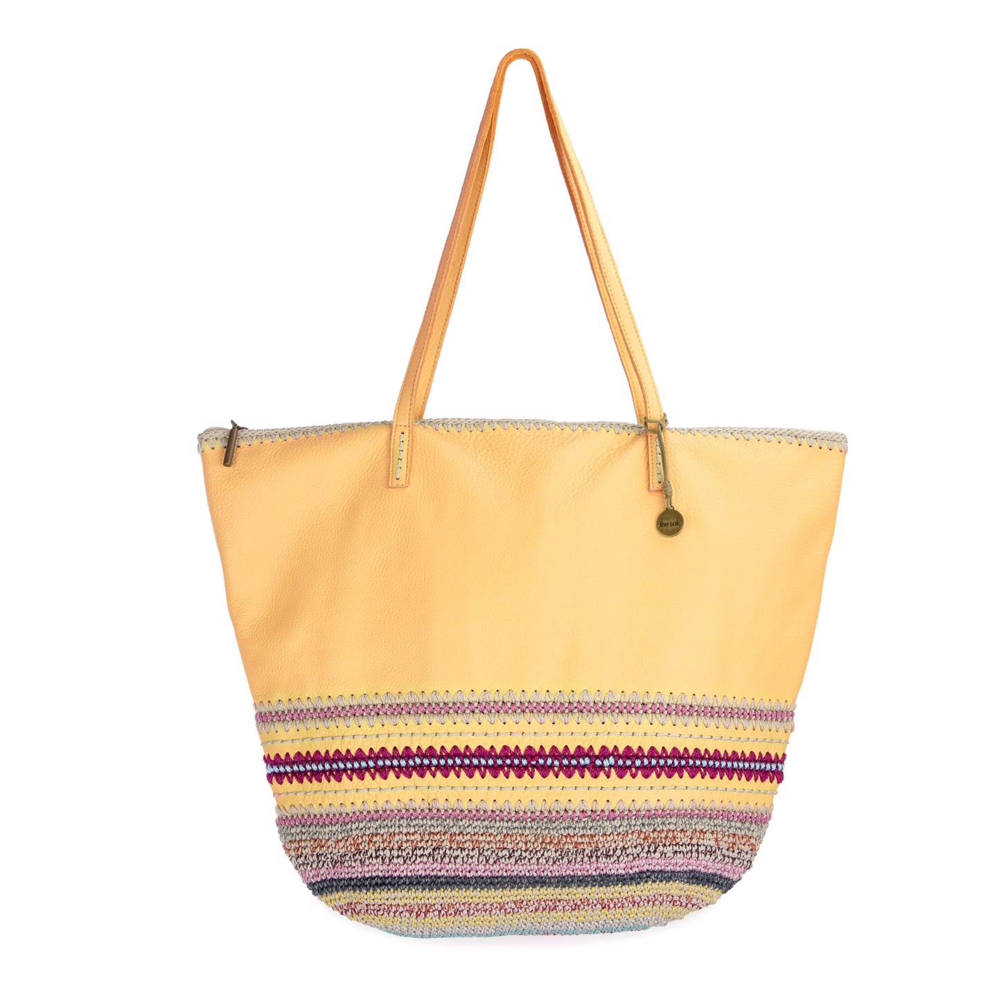 The Sak Faye Large Tote Leather - |Sunlight Seminyak|