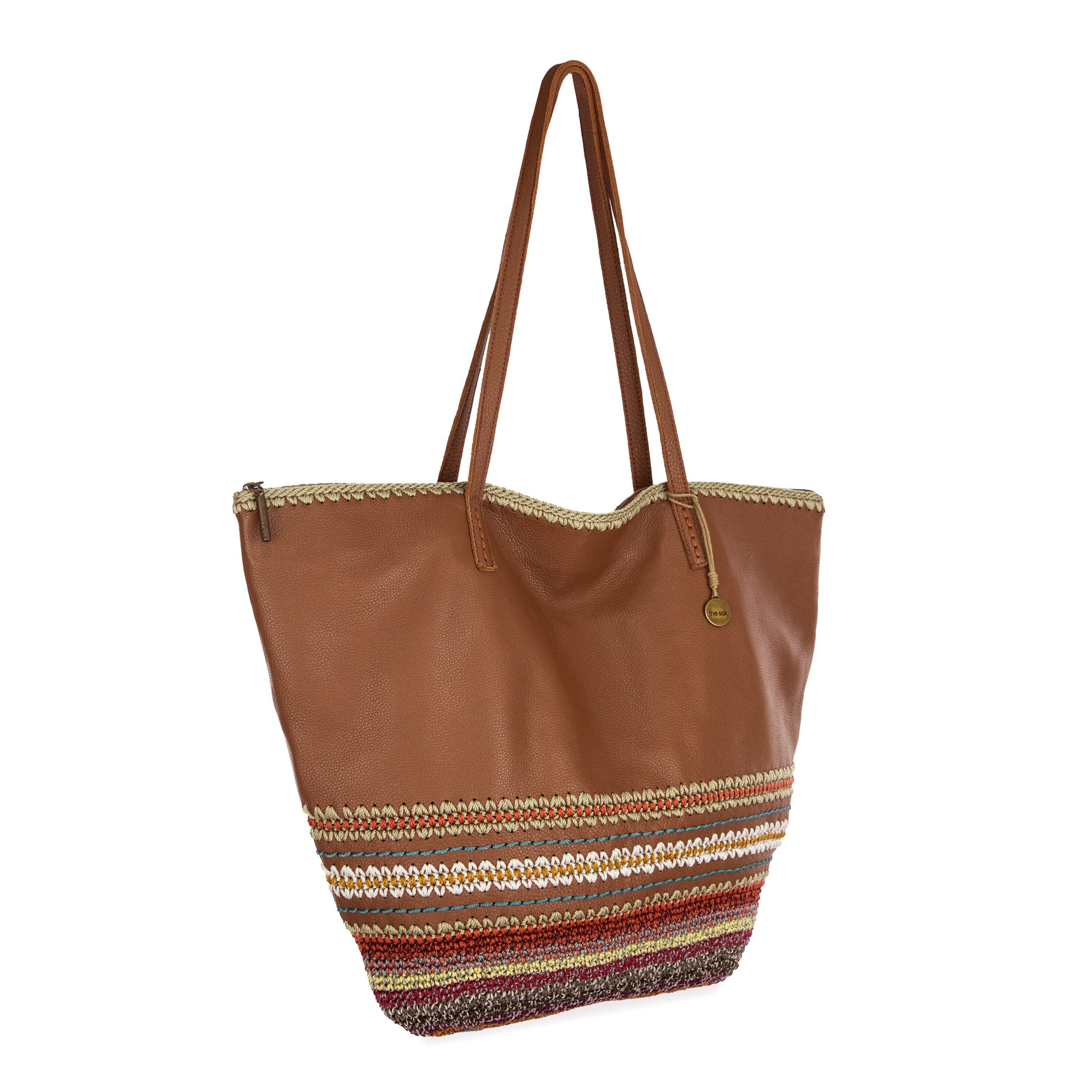 The Sak Faye Large Tote Leather - |Tobacco Seminyak|