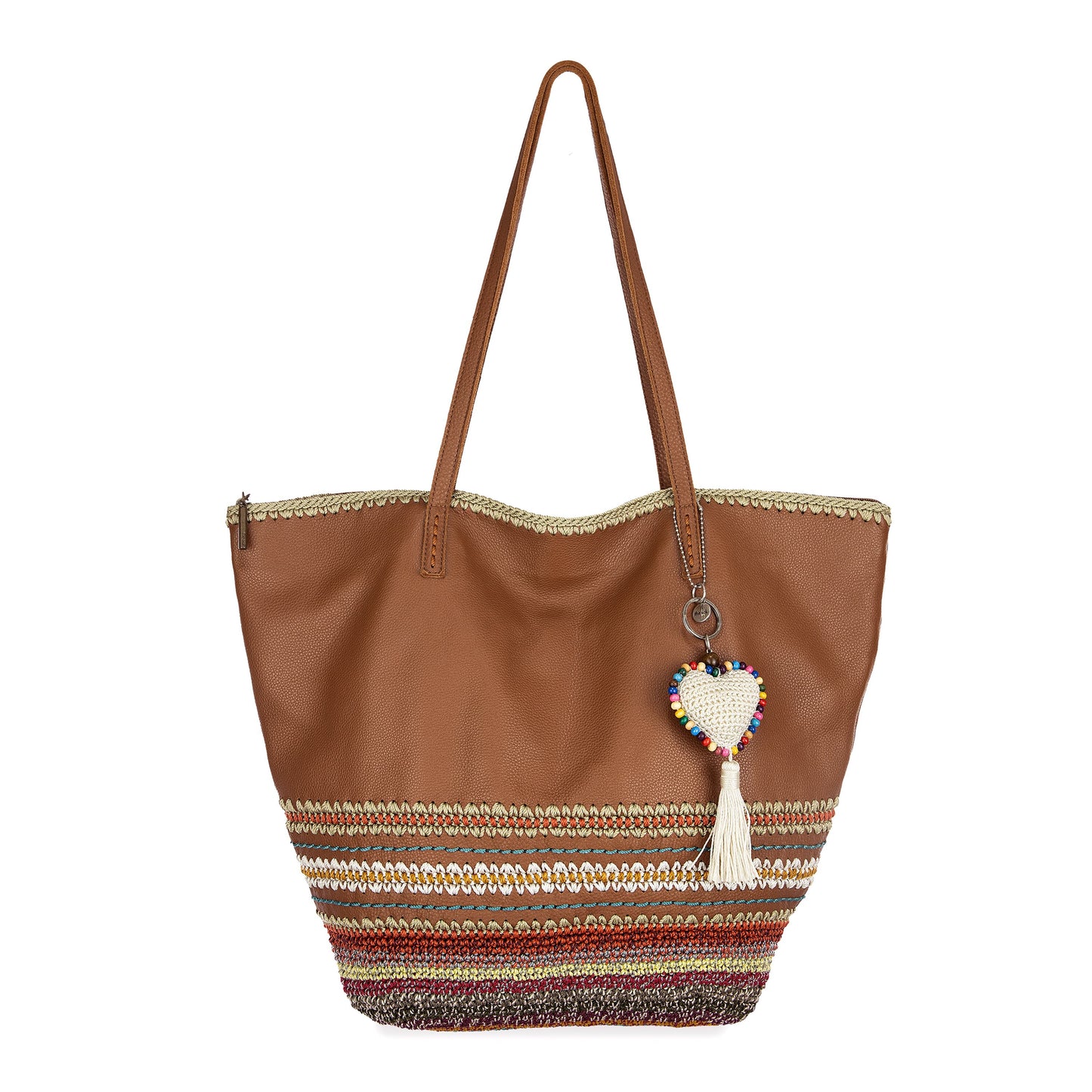 The Sak Faye Large Tote Leather - |Tobacco Seminyak|