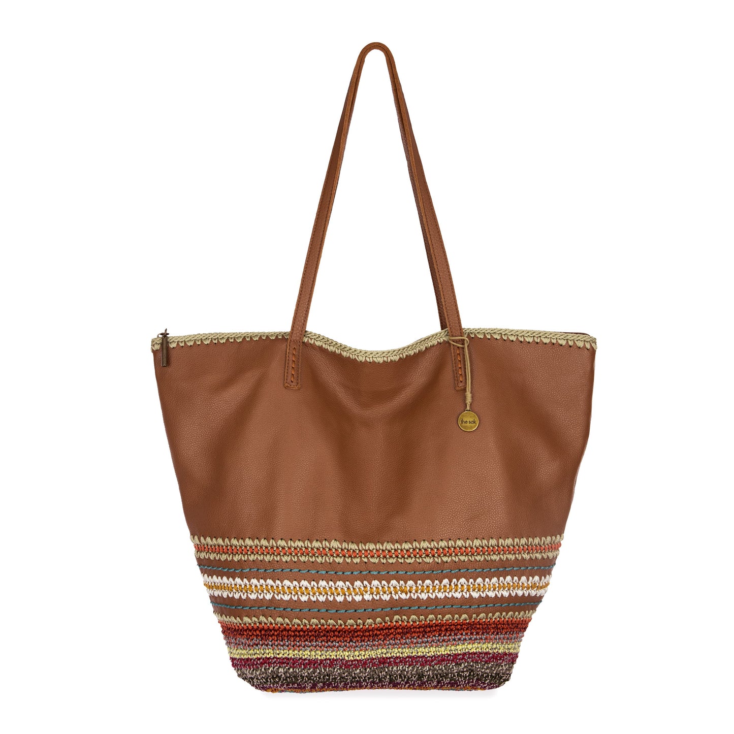 The Sak Faye Large Tote Leather - |Tobacco Seminyak|