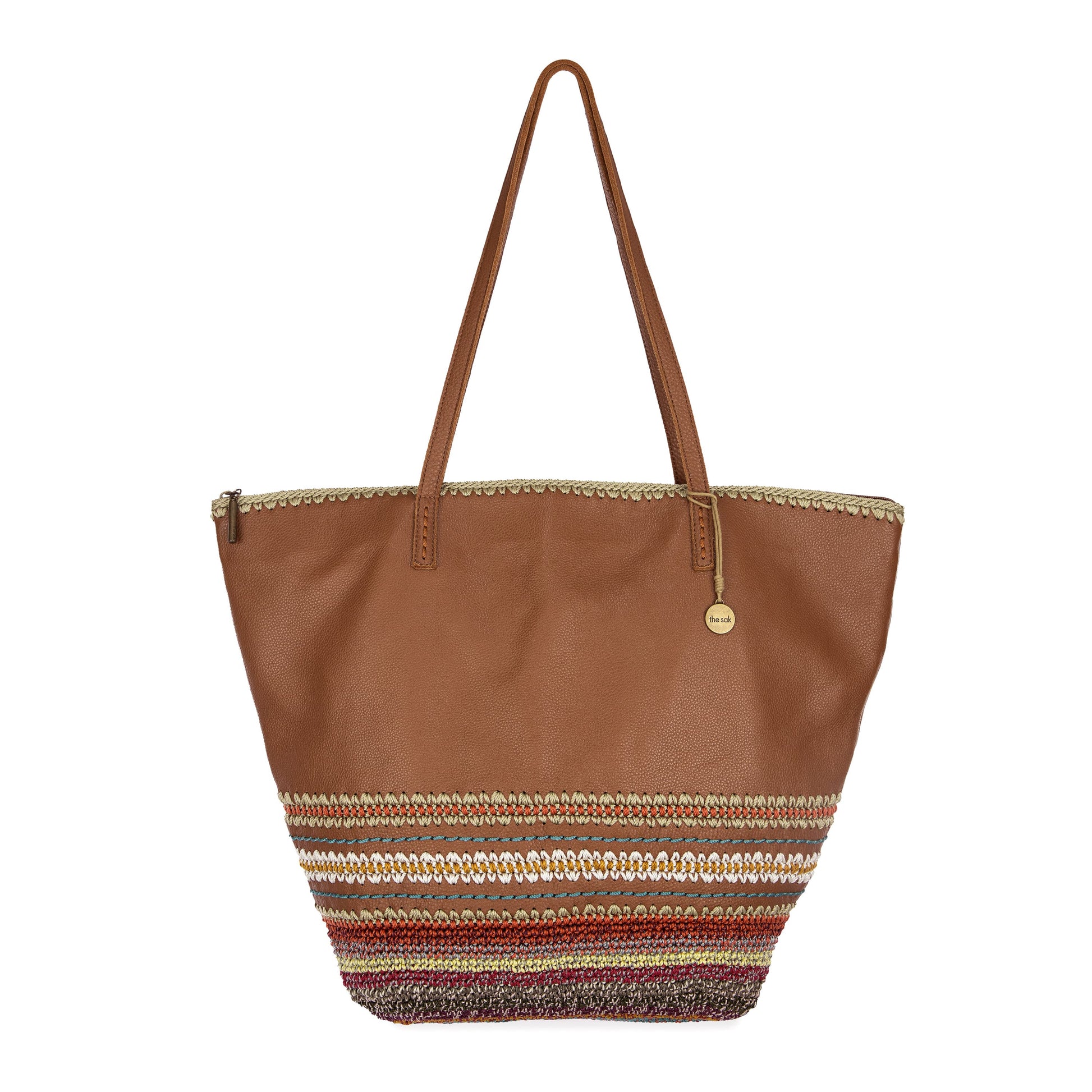 The Sak Faye Large Tote Leather - |Tobacco Seminyak|