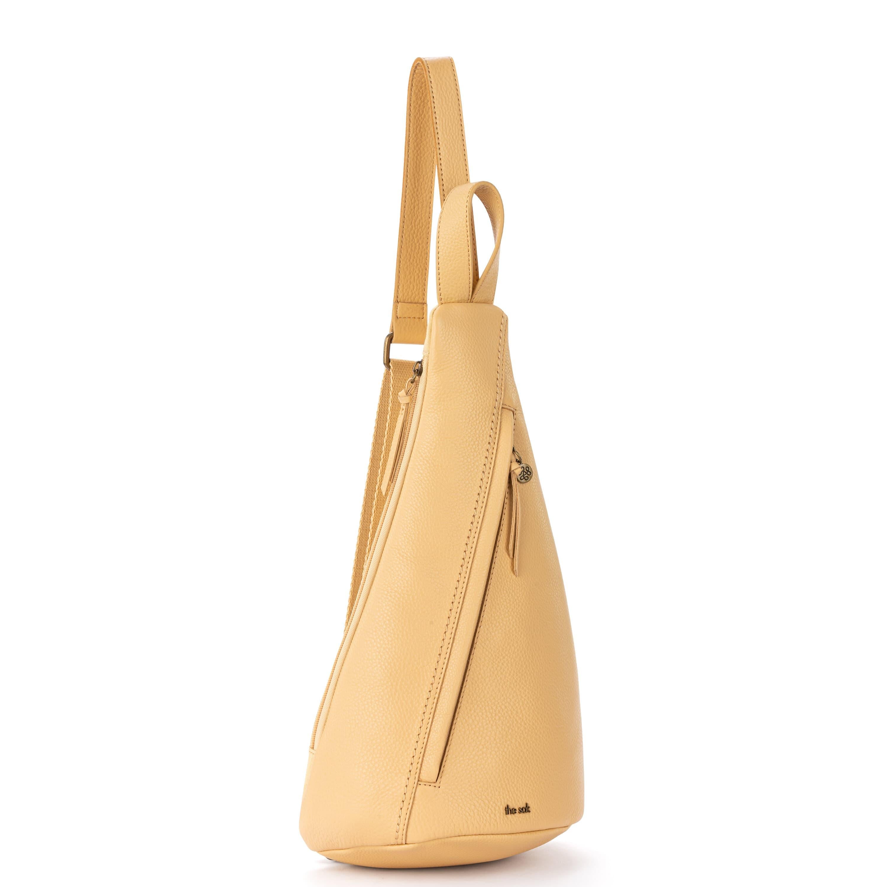 The Sak Geo Sling Backpack - Leather - Buttercup