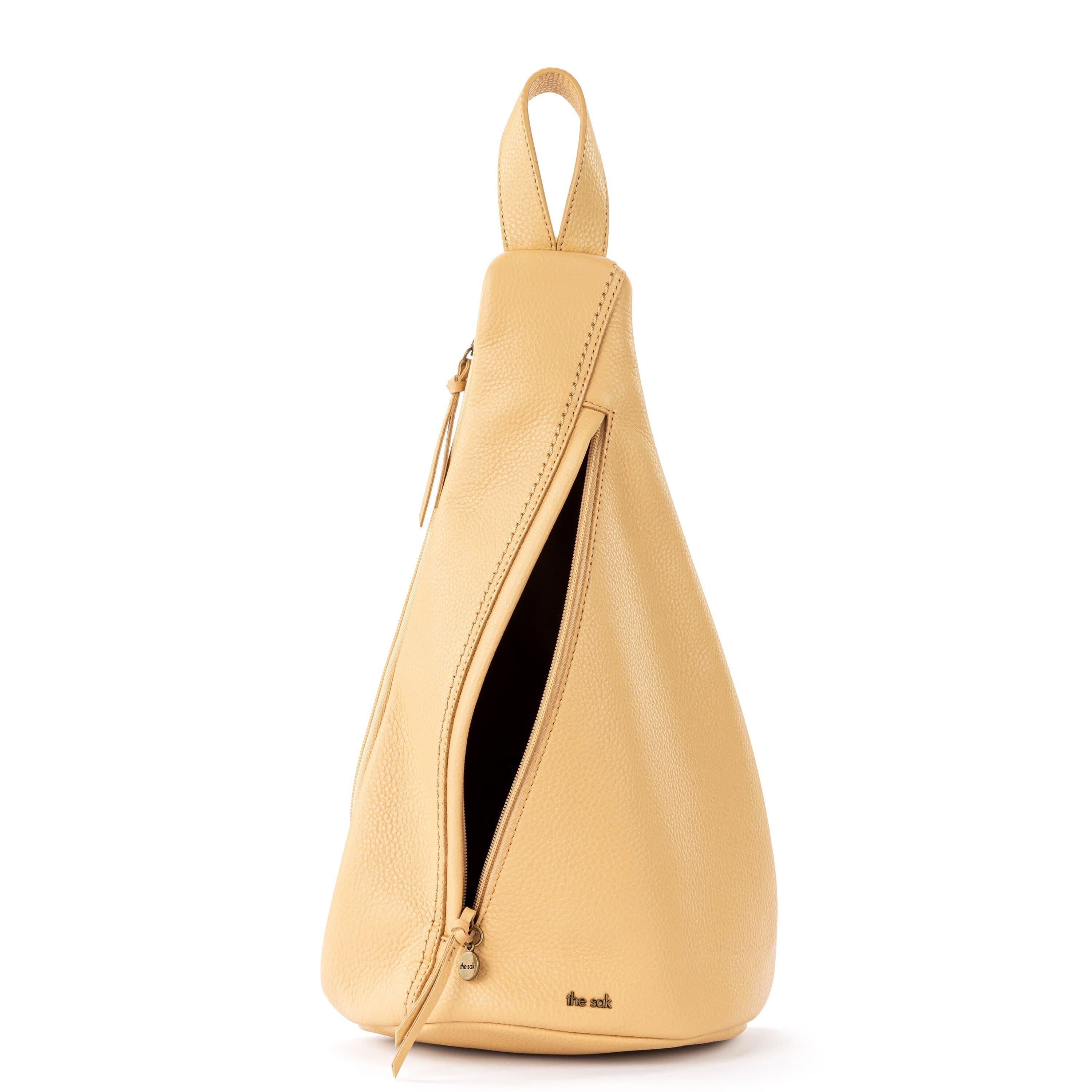 The Sak Geo Sling Backpack - Leather - Buttercup