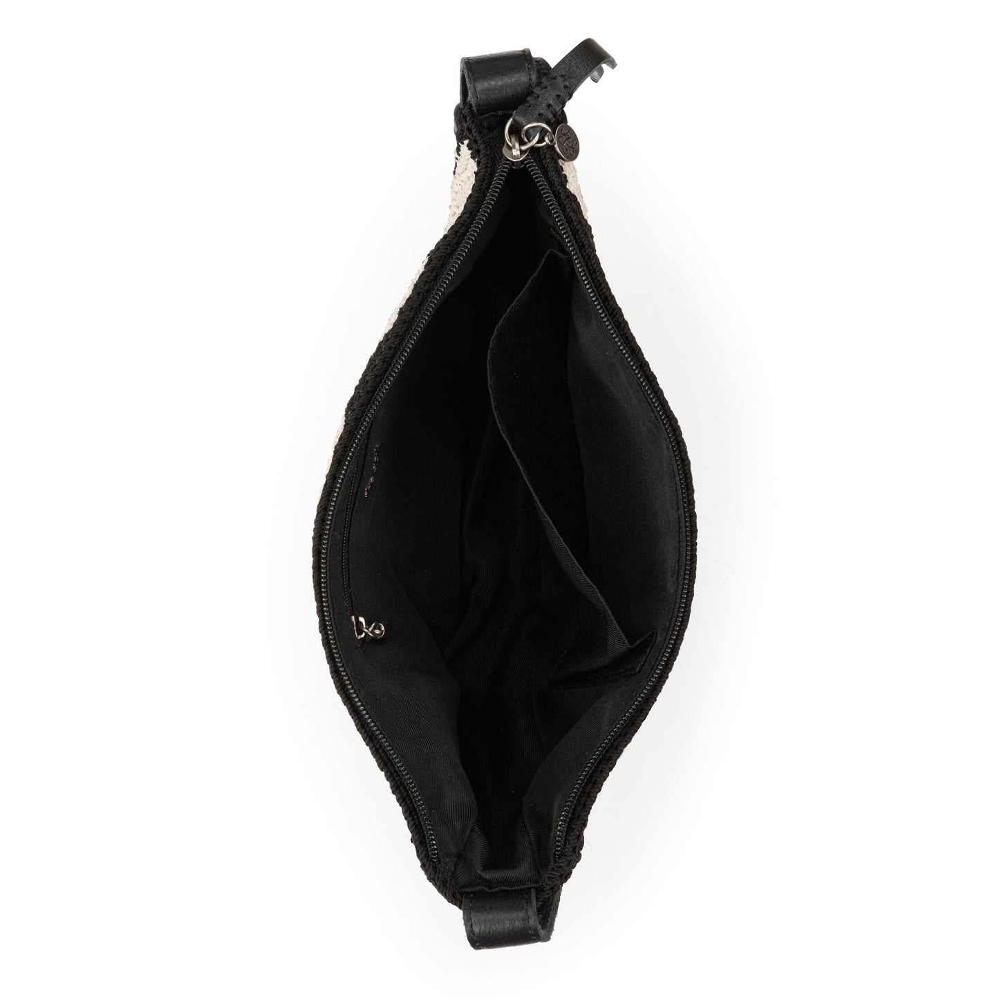 The Sak Tess Sling Bag Crochet - |Black Stripe|