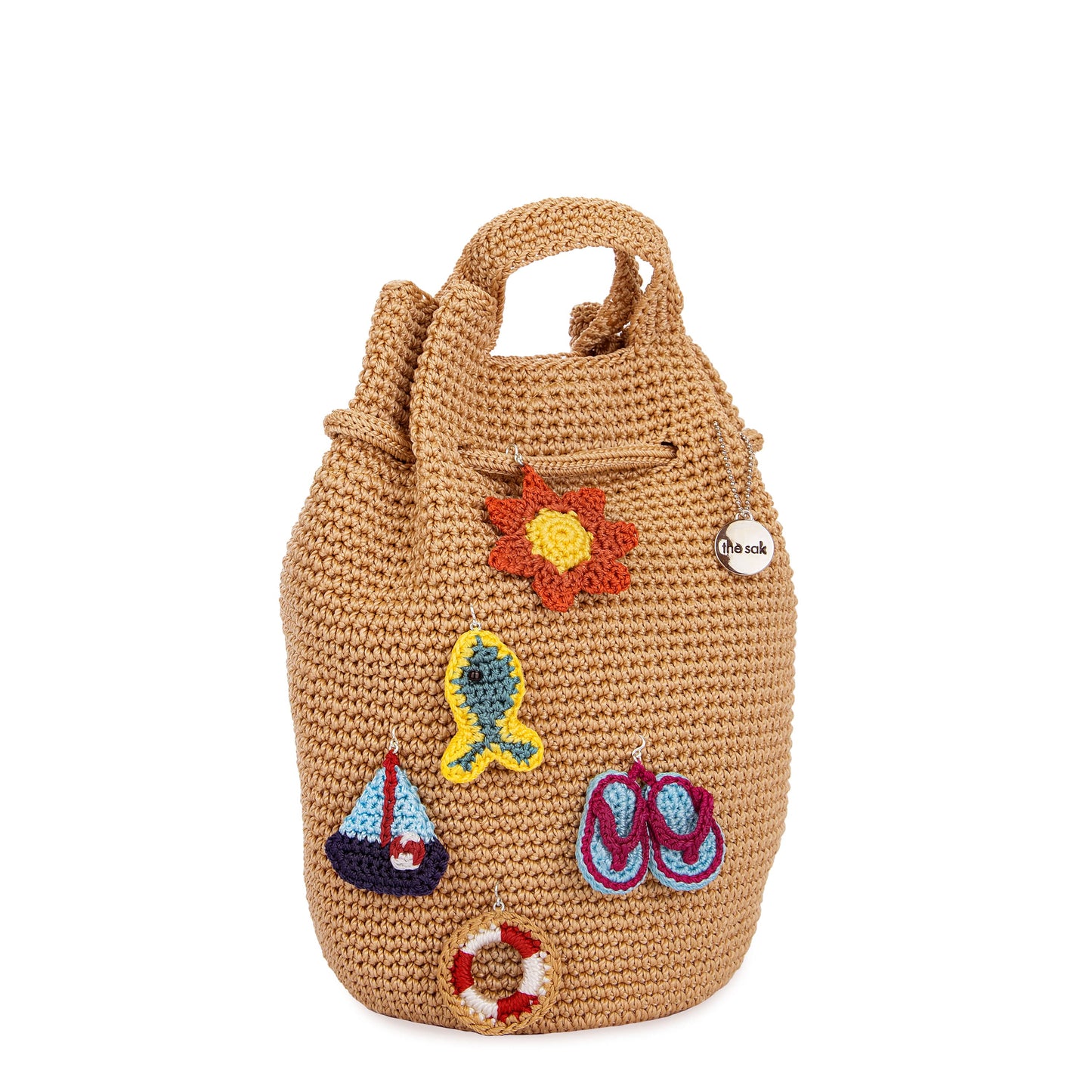 The Sak Dylan Small Backpack Crochet - |Bamboo|