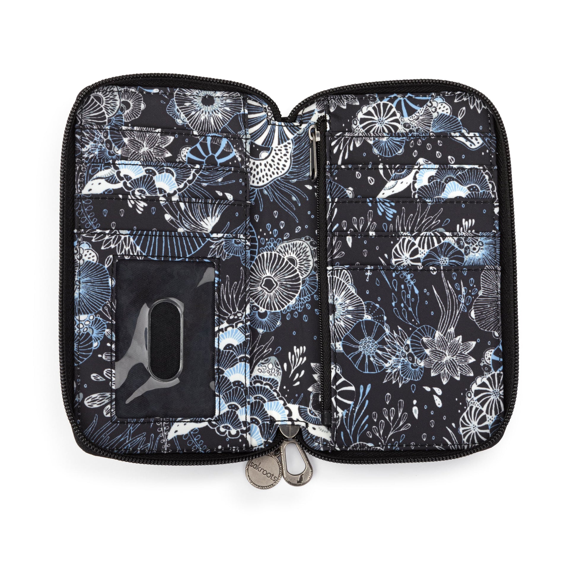 Sakroots Salinas Smartphone Crossbody EcoTwill - |Midnight Seascape|