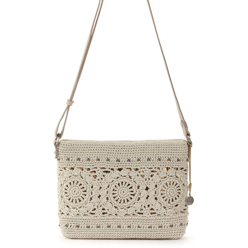 The Sak Melrose Crossbody - Hand Crochet - Natural Medallion