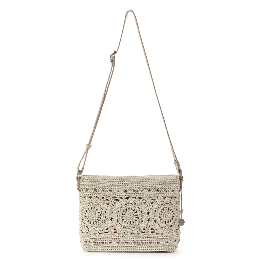 The Sak Melrose Crossbody - Hand Crochet - Natural Medallion