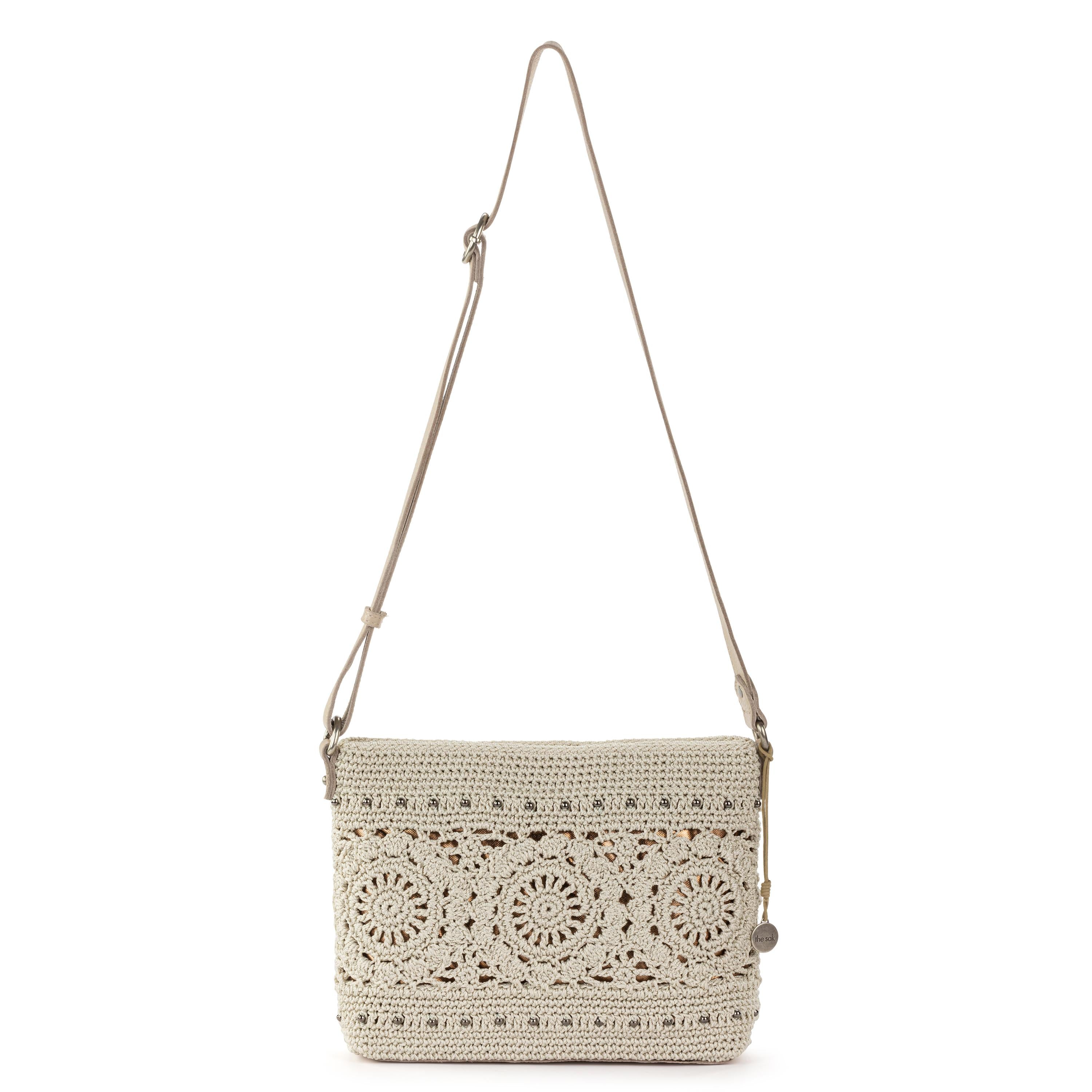 The Sak Melrose Crossbody - Hand Crochet - Natural Medallion