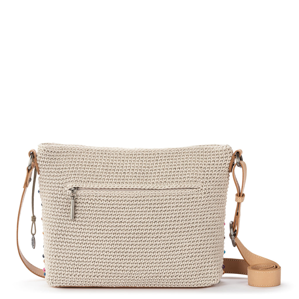 The Sak Melrose Crossbody - Hand Crochet - Ecru Multi Beads