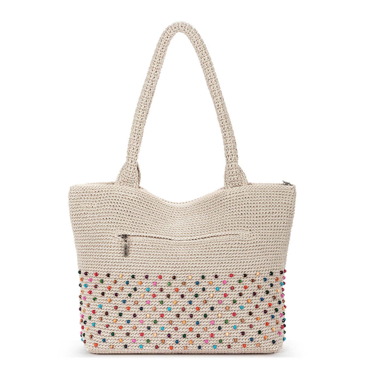 The Sak Crafted Classics Carryall Crochet - |Ecru Multi Beads|
