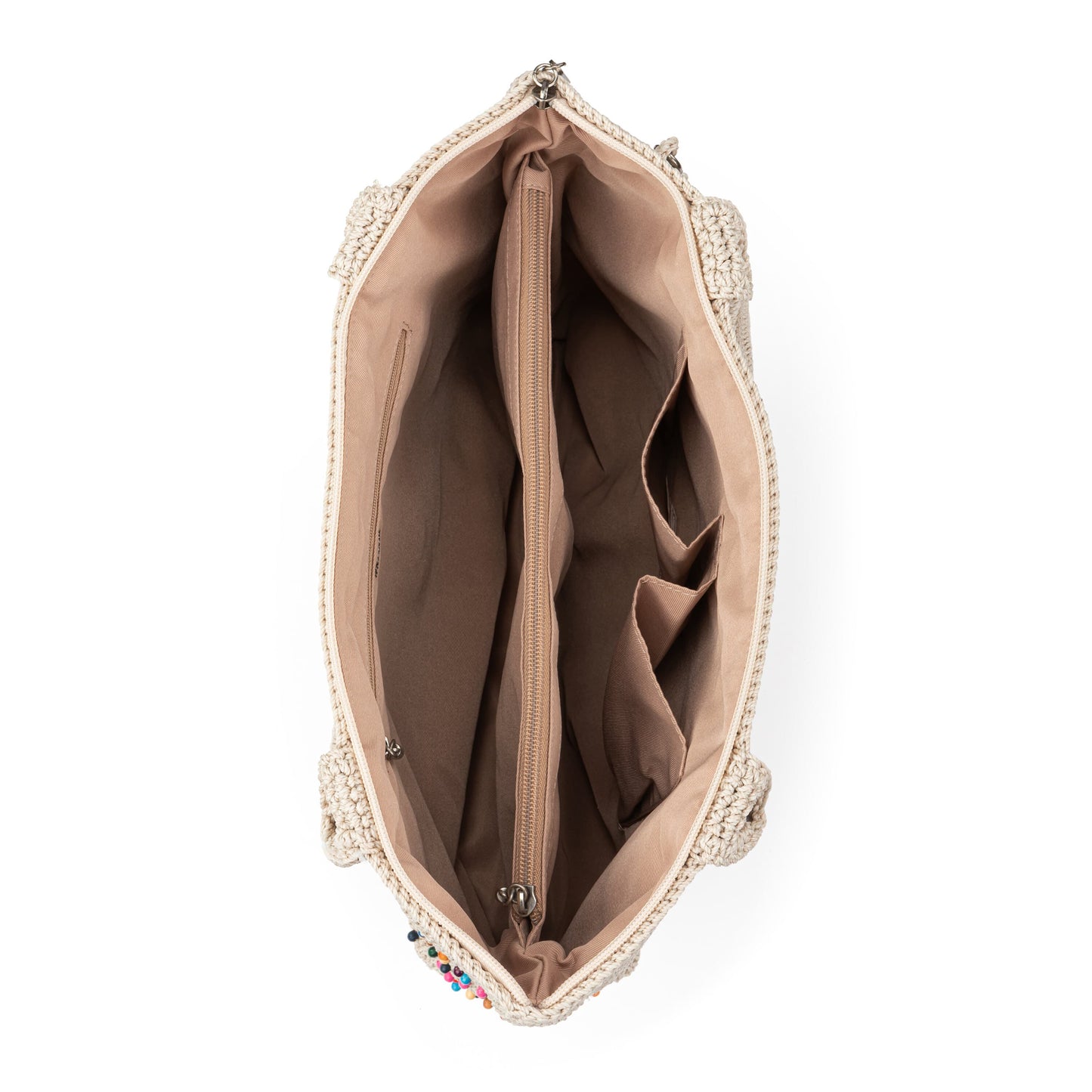 The Sak Crafted Classics Carryall Crochet - |Ecru Multi Beads|