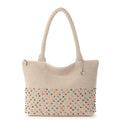 The Sak Crafted Classic Carryall - Hand Crochet - Ecru Multi Beads