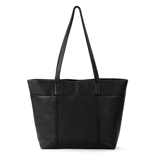 The Sak Metro Tote Leather - |Black|