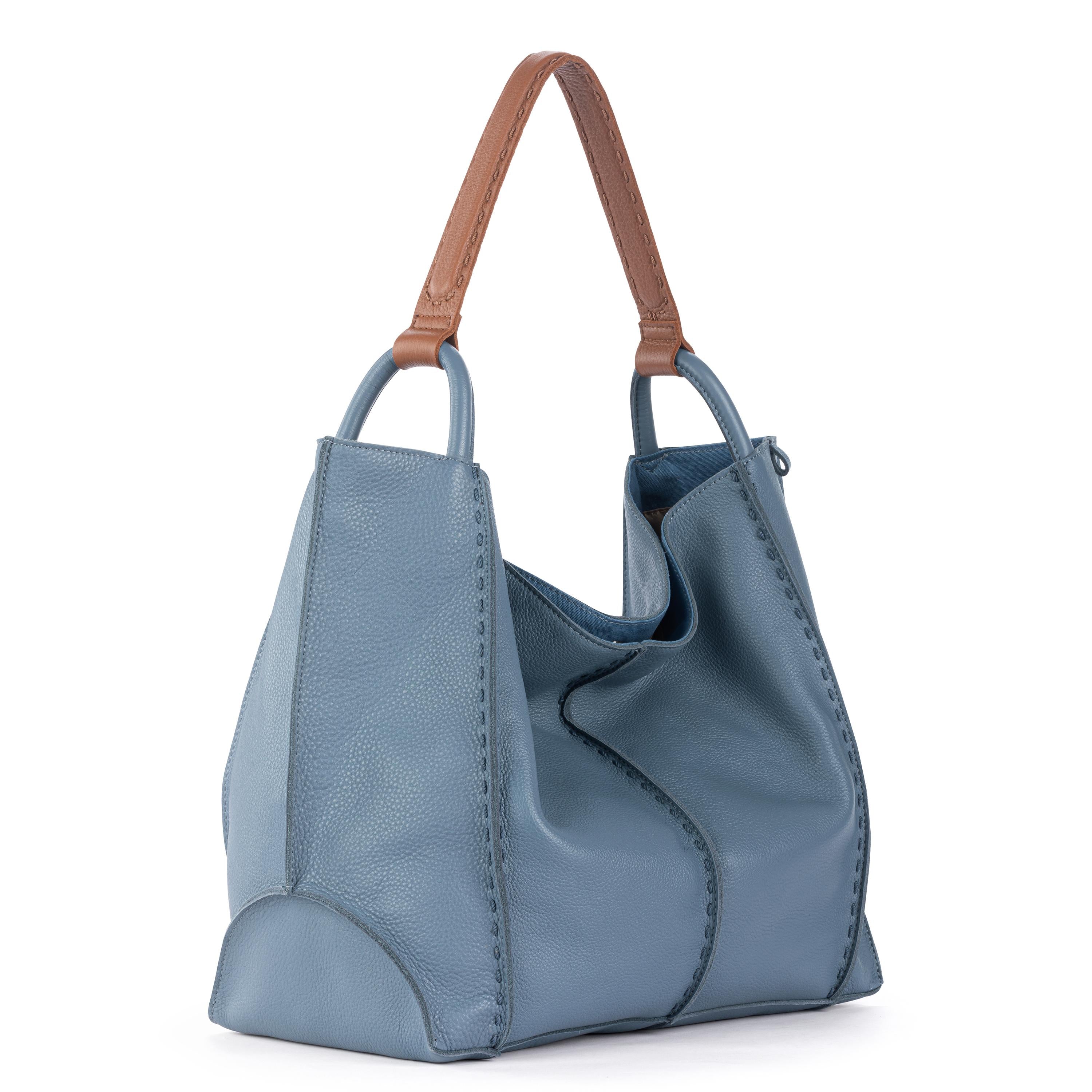 The Sak Los Feliz Large Tote - Leather - Maritime