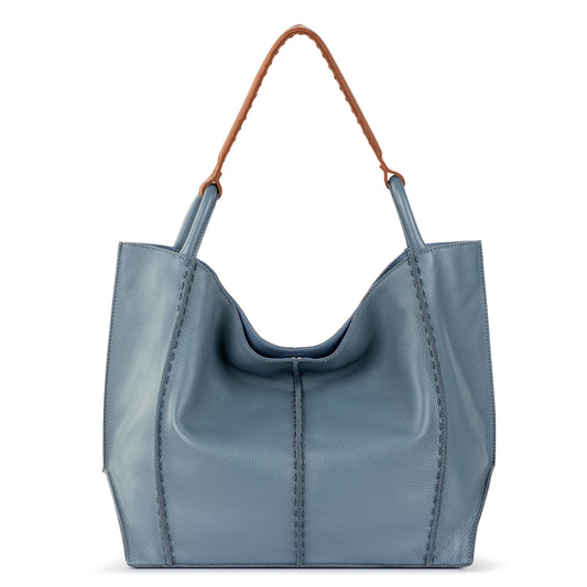 The Sak Los Feliz Slouchy Large Tote Leather - |Maritime Pebble|