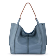 Los Feliz Large Tote - Leather - Maritime