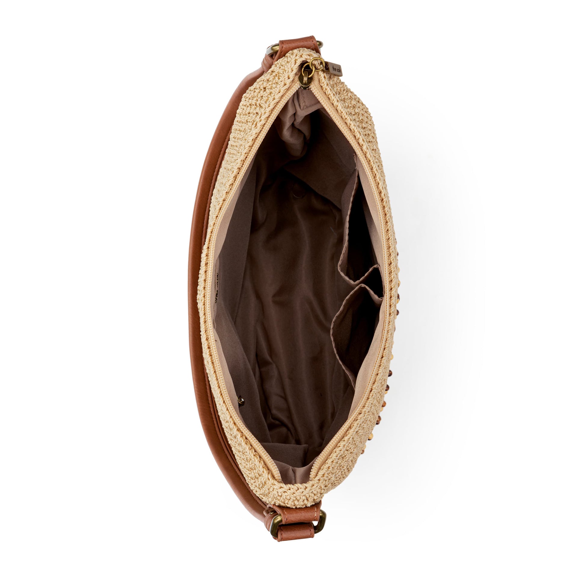 The Sak Sequoia Hobo Crochet - |Bamboo Neutral Beads|