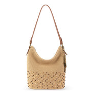 Sequoia Hobo - Hand Crochet - Bamboo Neutral Beads