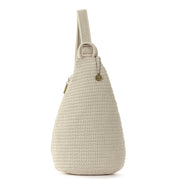 Geo Sling Backpack - Hand Crochet - Ecru