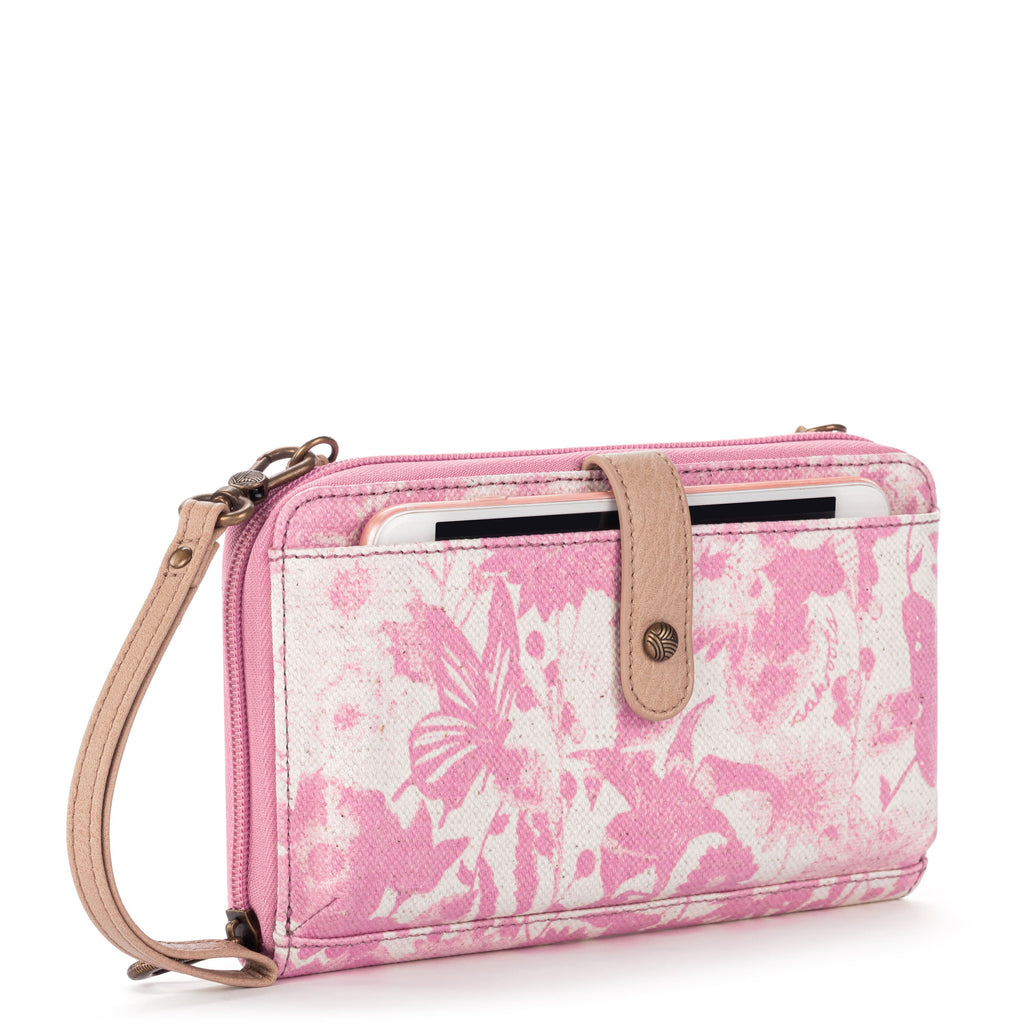 Sakroots Smartphone Wallet - Canvas - Rose In Bloom
