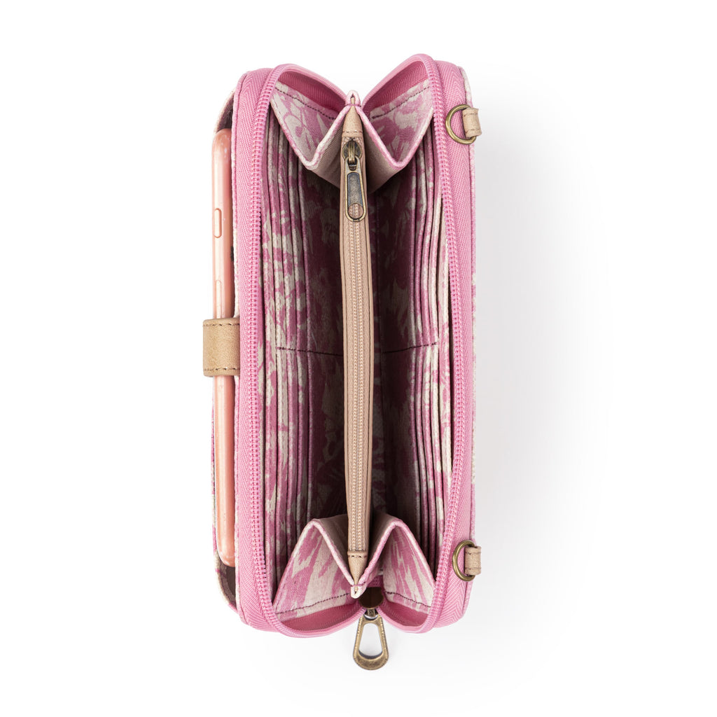 Sakroots Smartphone Wallet - Canvas - Rose In Bloom