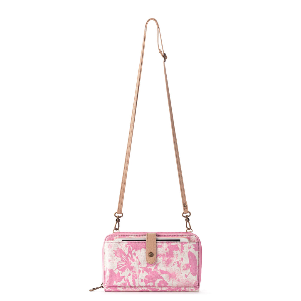 Sakroots Smartphone Wallet - Canvas - Rose In Bloom