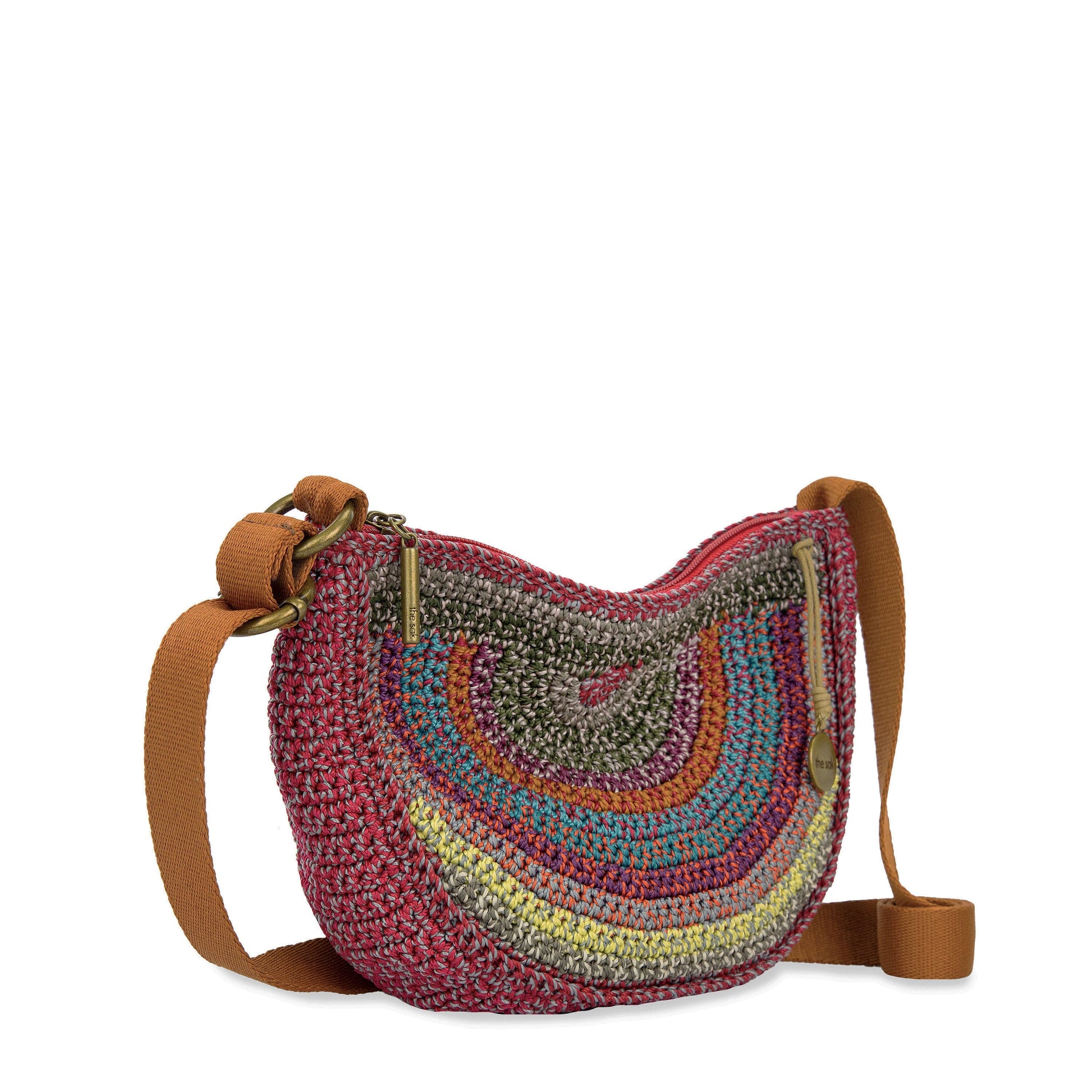 The Sak Ryder Small Crossbody Crochet - |Sunset Stripe|