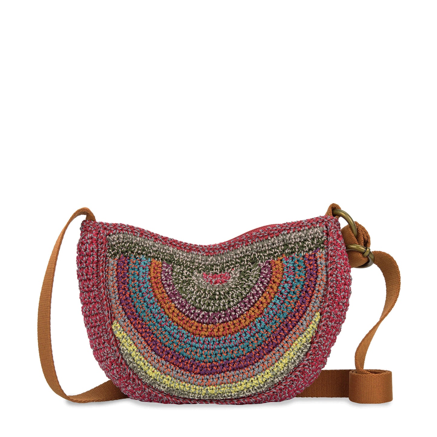The Sak Ryder Small Crossbody Crochet - |Sunset Stripe|