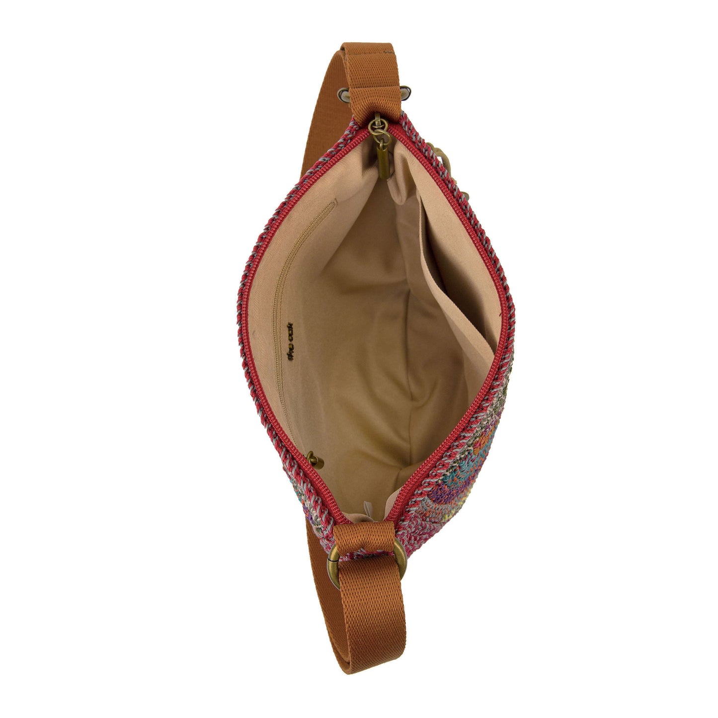 The Sak Ryder Small Crossbody Crochet - |Sunset Stripe|