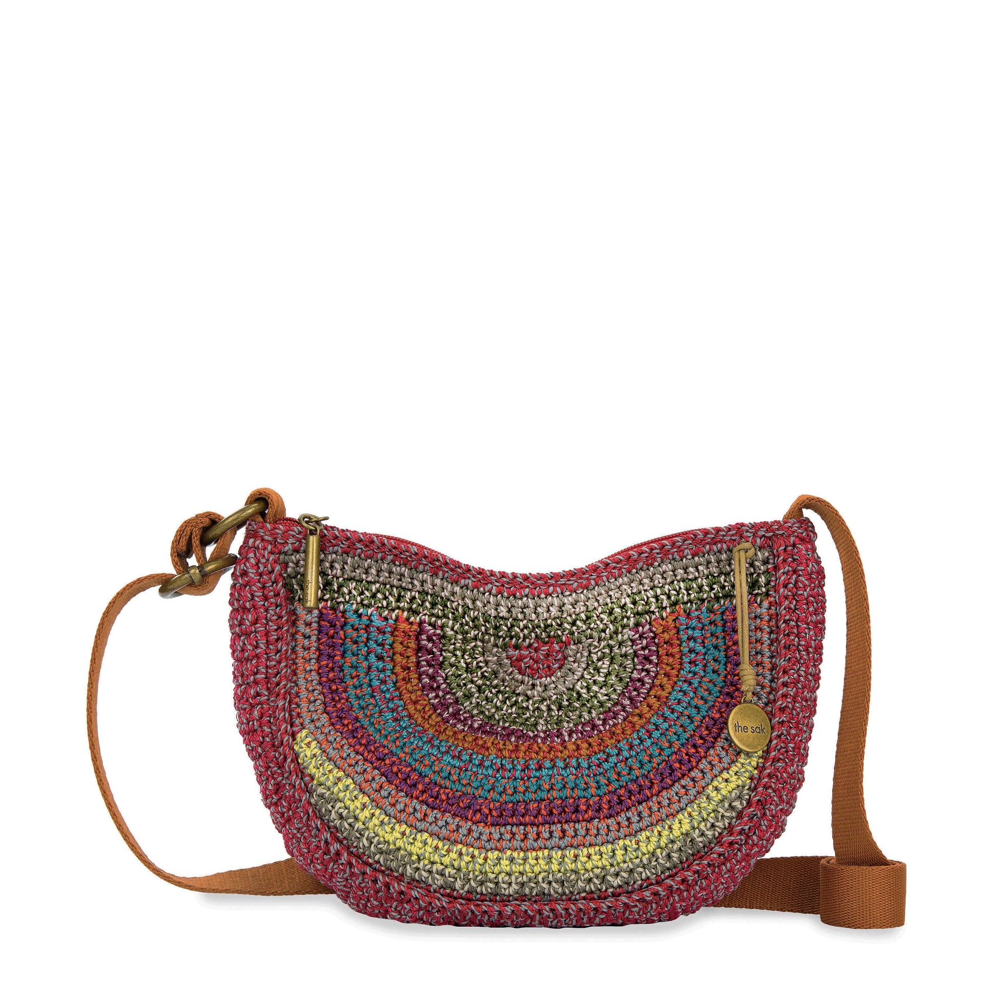 The Sak Ryder Small Crossbody Crochet - |Sunset Stripe|