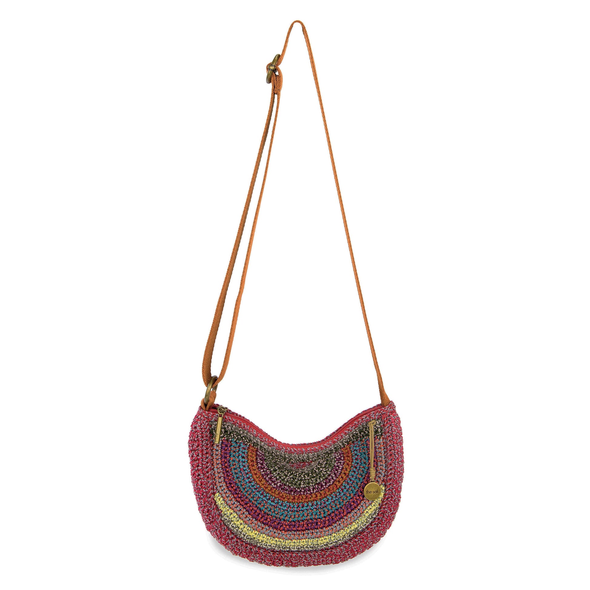 The Sak Ryder Small Crossbody Crochet - |Sunset Stripe|