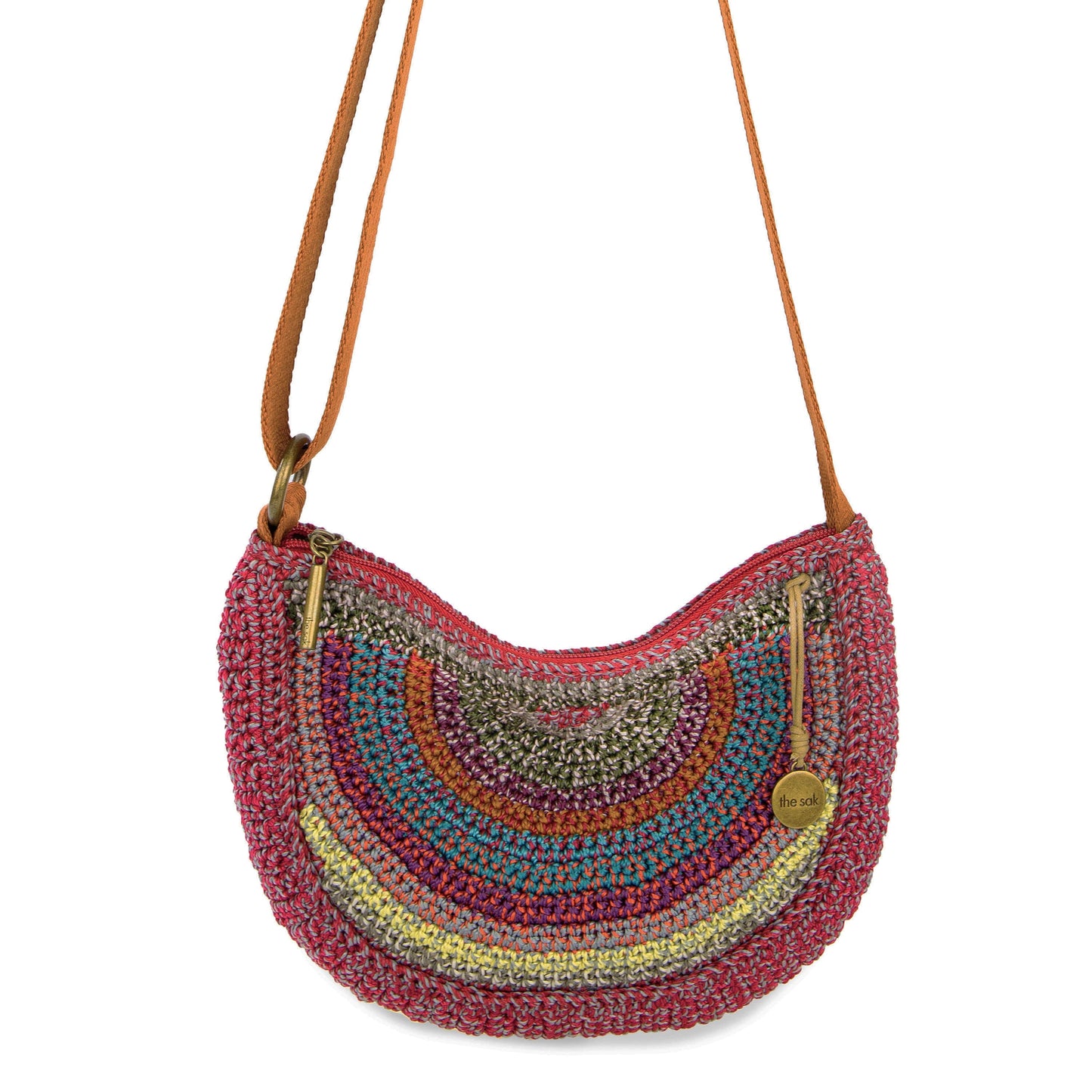 The Sak Ryder Small Crossbody Crochet - |Sunset Stripe|