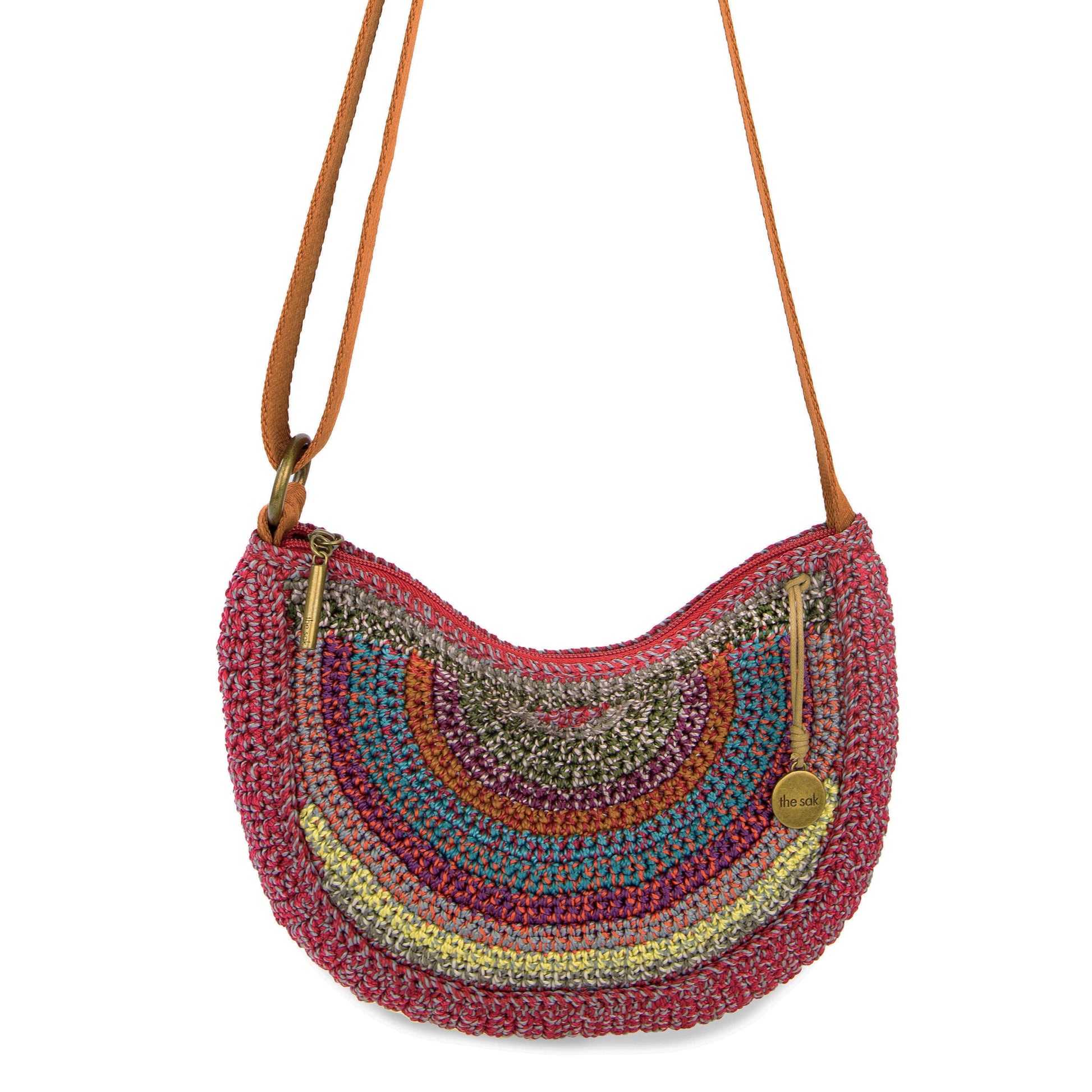 The Sak Ryder Small Crossbody Crochet - |Sunset Stripe|
